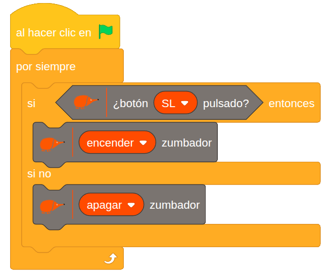 Ejemplo pulsador zumbador Ejemplo pulsador zumbador