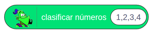 Clasificar números Clasificar números