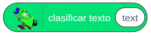 Clasifica texto Clasifica texto