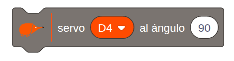 Bloque servomotor posicion